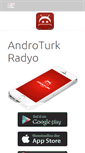 Mobile Screenshot of androturkradyo.com