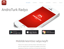 Tablet Screenshot of androturkradyo.com